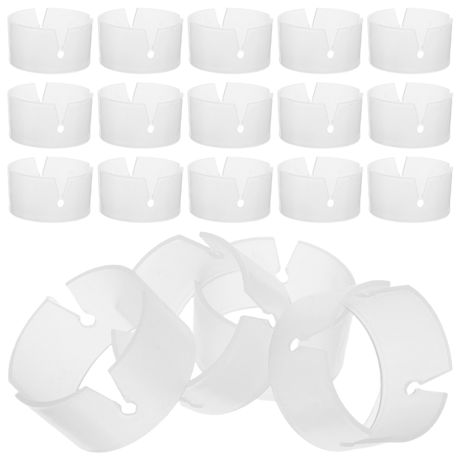 Wedding Decor Supply Store - 300個入り バルーンアーチ用クリップ 丸型コネクター 軽量タイプ。結婚式、誕生日、開店祝い、パーティー、ガーランド装飾などに。