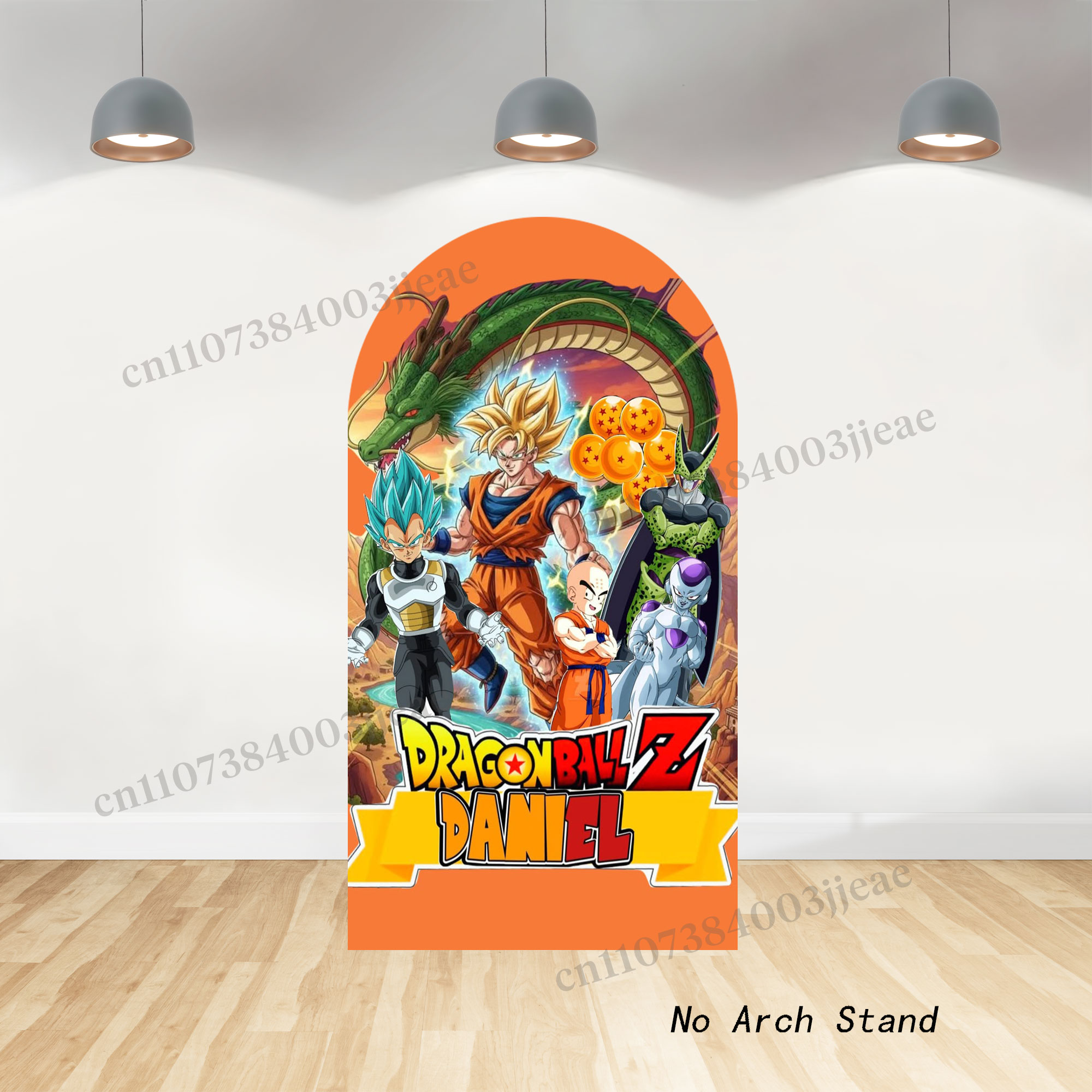 ドラゴンボールアーチ背景幕子供男の子誕生日パーティーベビーシ - Photo Booth Prop のレビューと価格