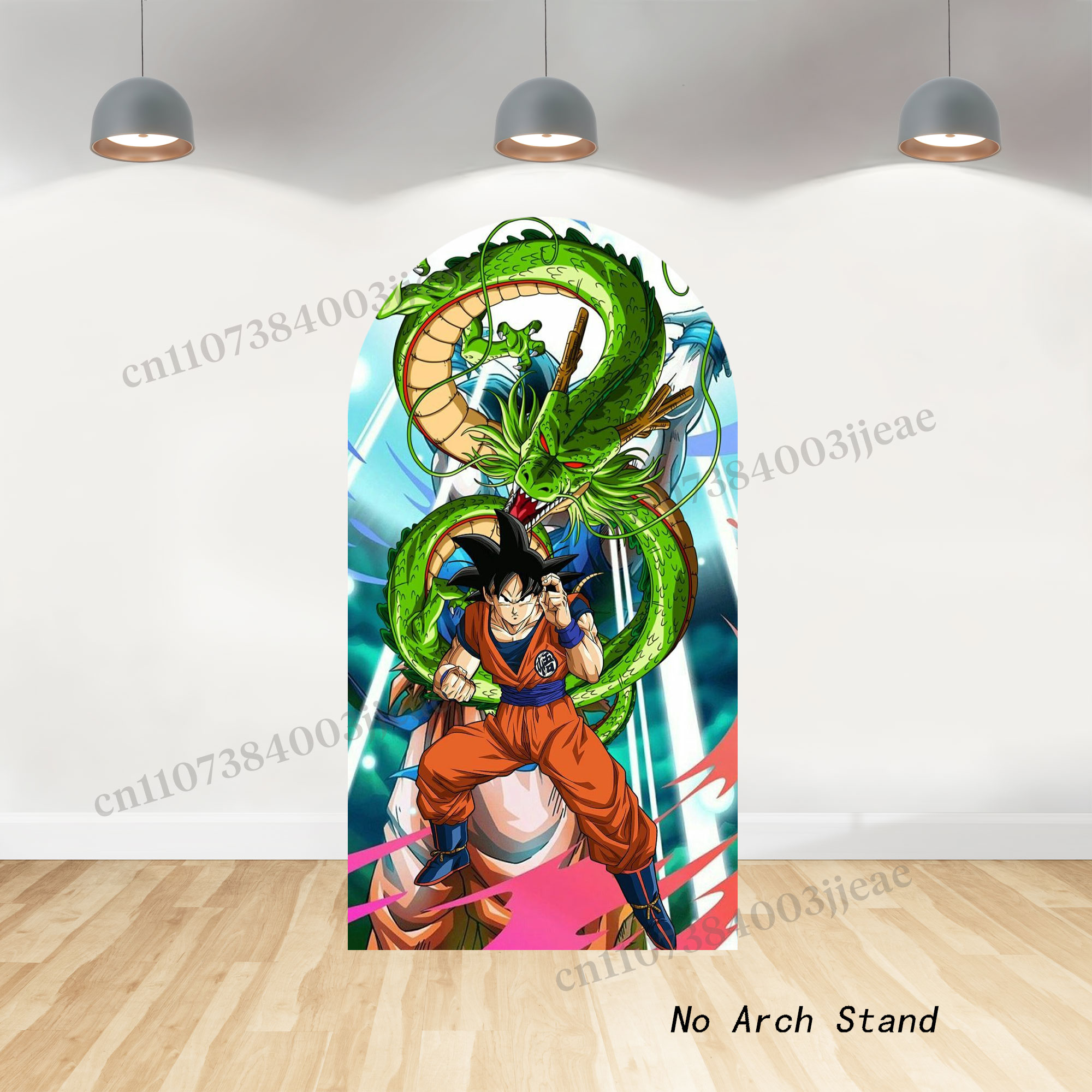 ドラゴンボールアーチ背景幕子供男の子誕生日パーティーベビーシ - Photo Booth Prop のレビューと価格