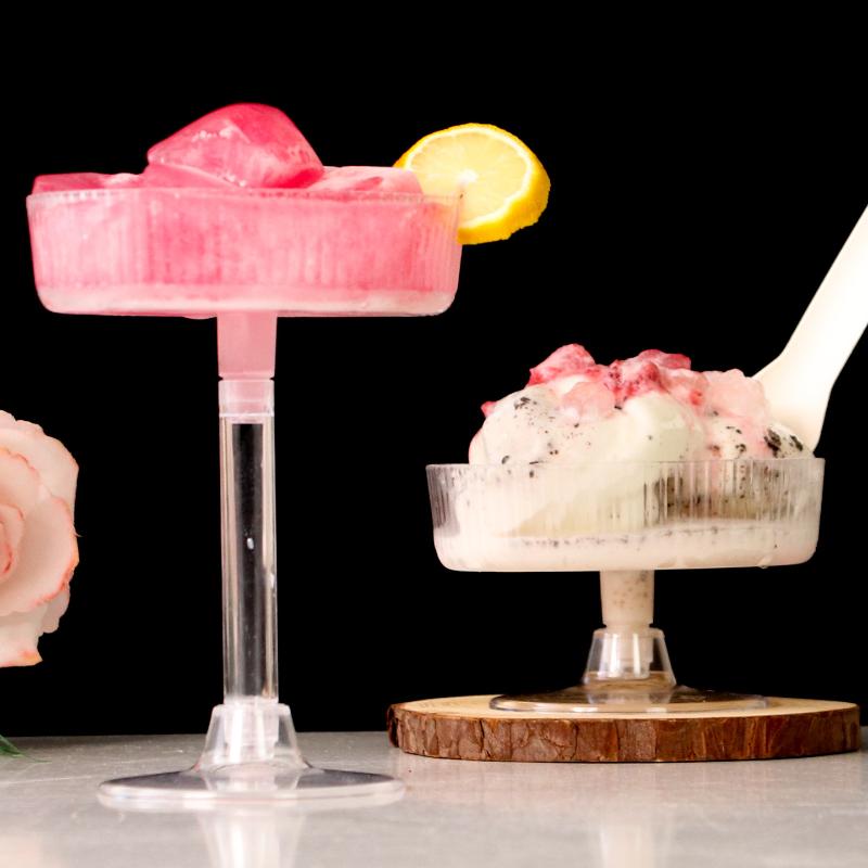 10 個結婚式のパーティー用プラスチックマティーニグラス使い - Champagne Tower Set のレビューと価格