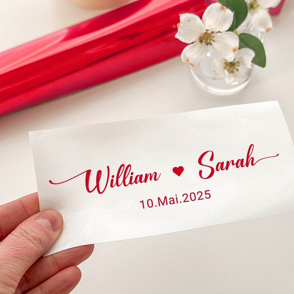 カスタムネームデカール 結婚式 クリスマスカードボックス用  - Wedding Supply.Box のレビューと価格