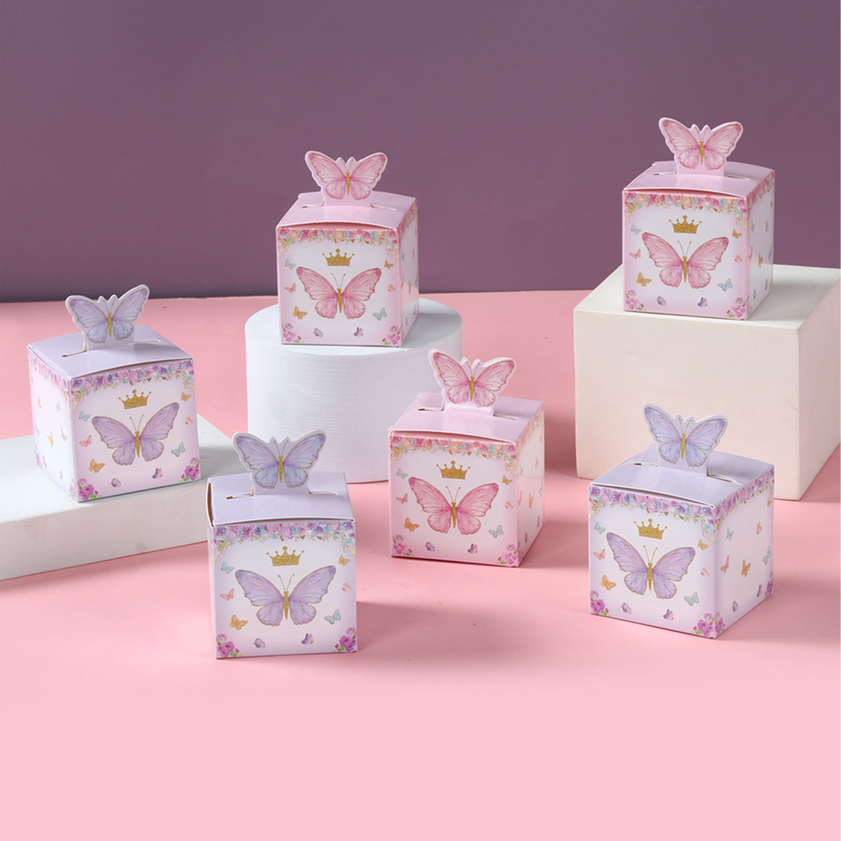 バタフライキャンディーギフトボックス、誕生日パーティーの装飾 - Wedding Supply.Box のレビューと価格